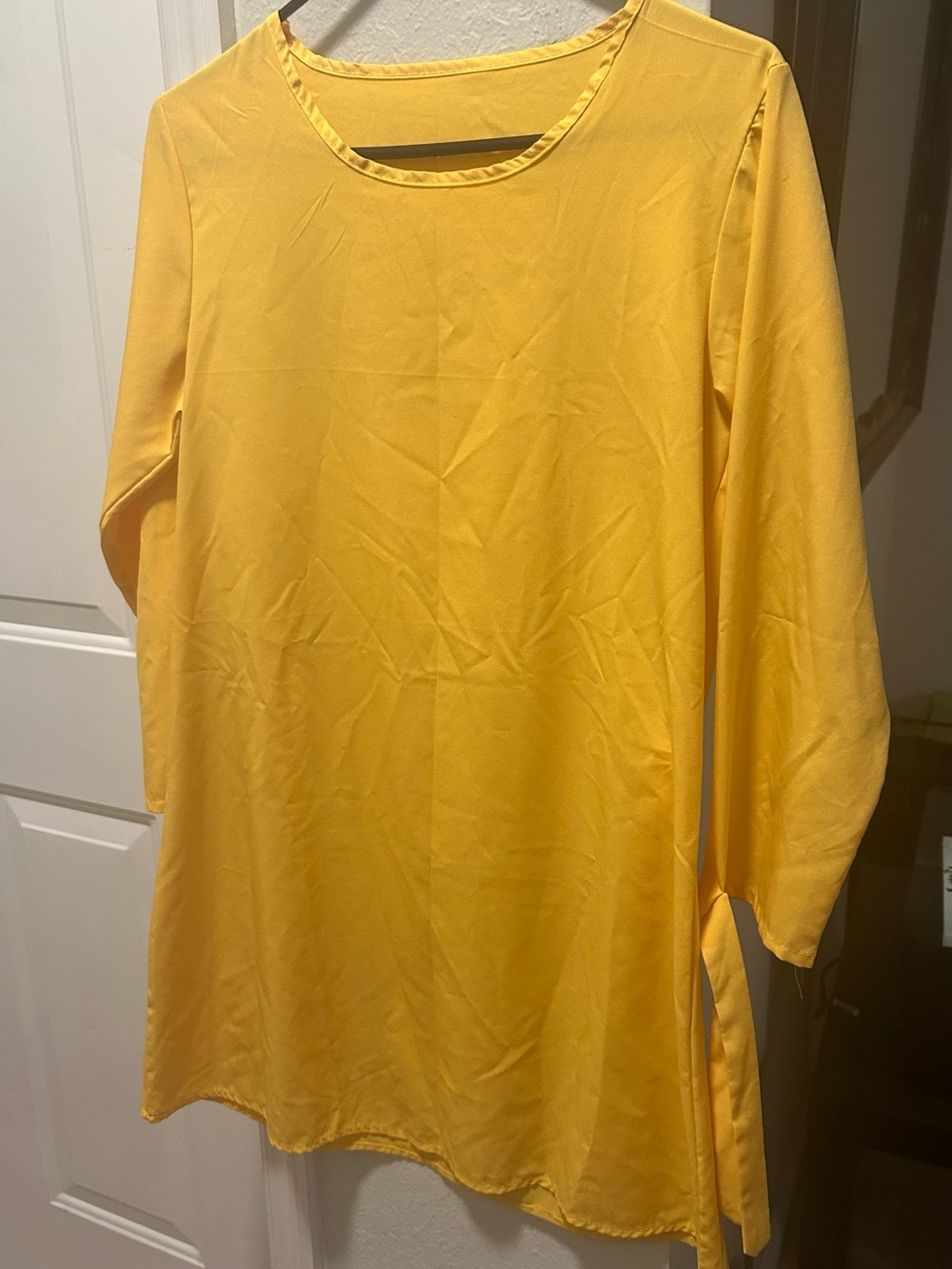 Bright Yellow Shift Dress